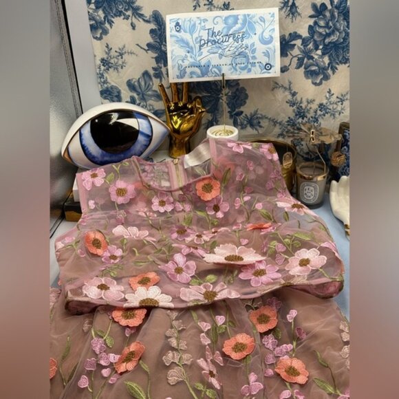 🆕 BRONX & BANCO 🧿 NWOT Jasmine Pastel Pink Multi Two Piece Set, Sz L / US 8 - Picture 13 of 16